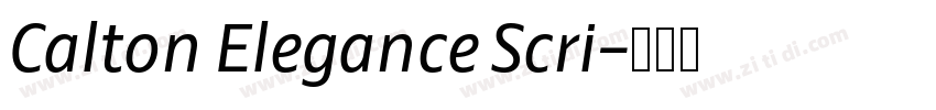 Calton Elegance Scri字体转换